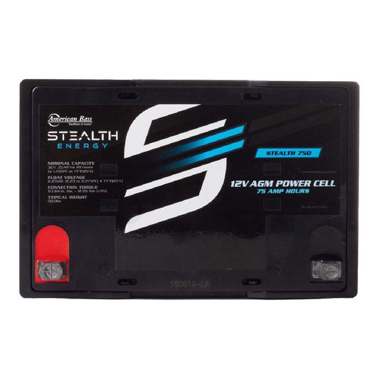 AMERICAN BASS 75 AMP HOUR BATTERY (12V75)