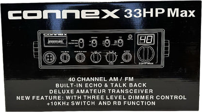 CONNEX HIGH POWER 10 METER RADIO 200-300 WATTS FACTORY REPAIR WARRANTY ONLY (33HPMAX)