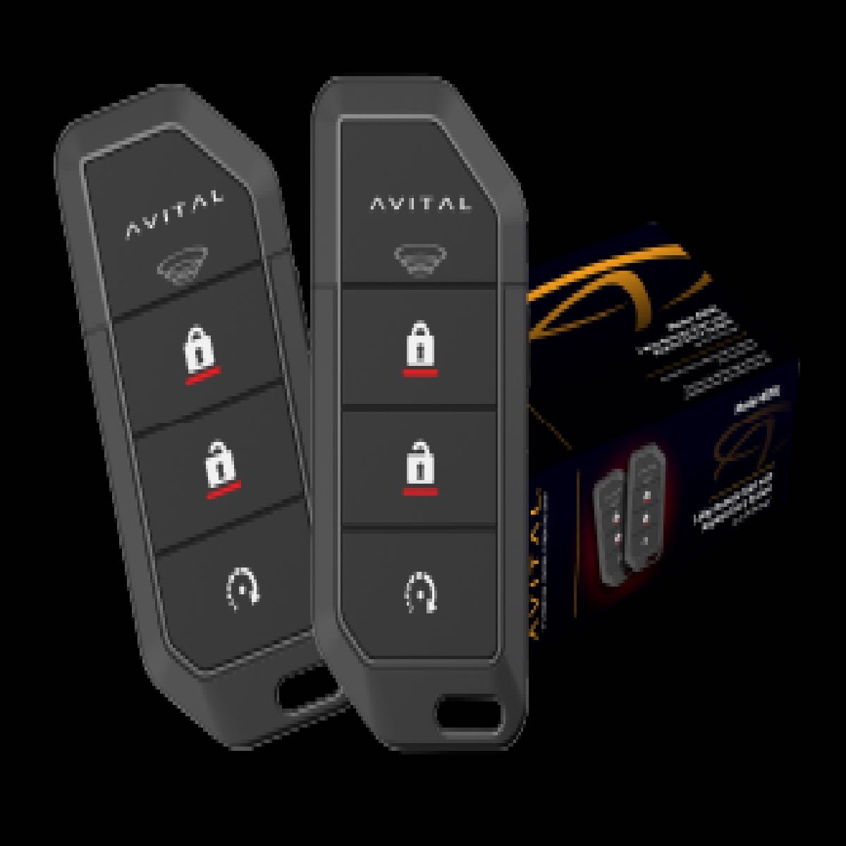 AVITAL 4 BUTTON 1 WAY REMOTE START AND KEYLESS ENTRY SYSTEM (4109L)