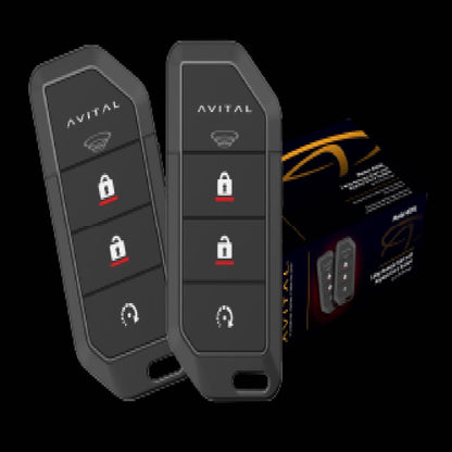AVITAL 4 BUTTON 1 WAY REMOTE START AND KEYLESS ENTRY SYSTEM (4109L)