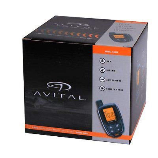 AVITAL 2 WAY ALARM & REMOTE START COMBO (5305L)