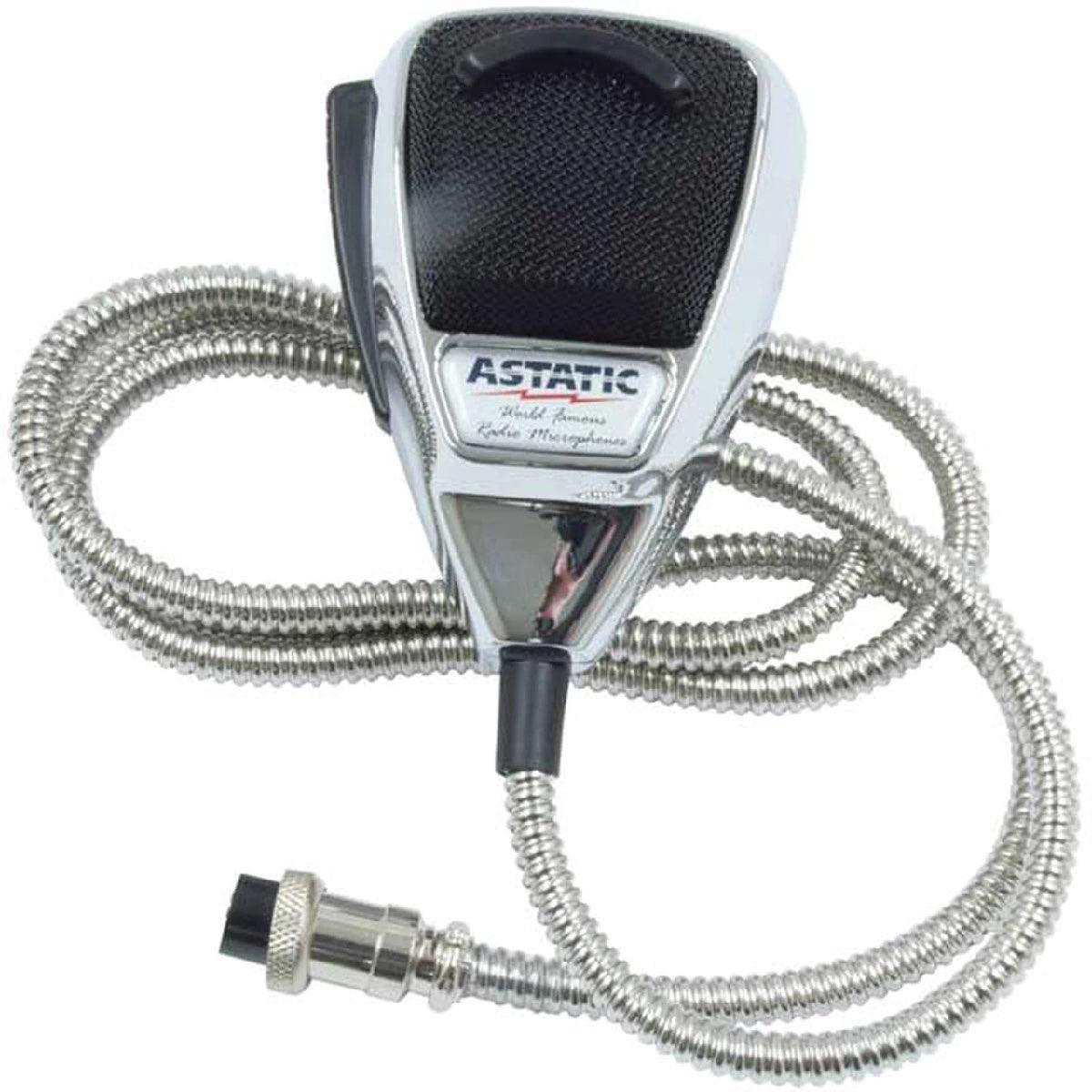 ASTATIC CHROME NOISE CANCELING MICROPHONE (636LCHROME)
