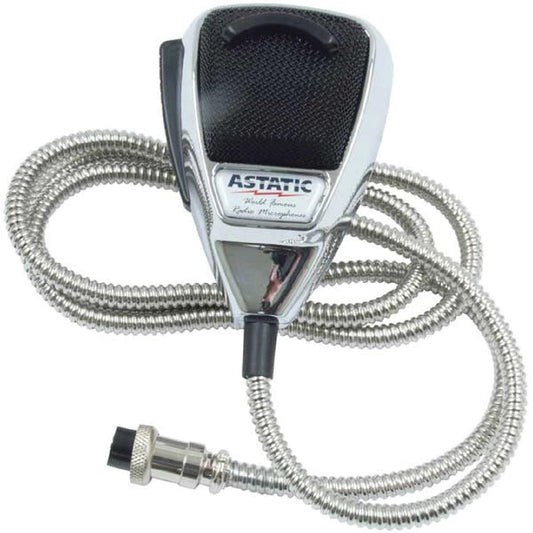 ASTATIC CHROME NOISE CANCELING MICROPHONE (636LCHROME)