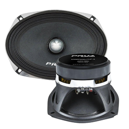PRV AUDIO - 6X9" MID RANGE - ALUMINUM BASKET - 1.5" VC - 500W PROGRAM POWER - 4 OHMS (69MR500PHP-4)