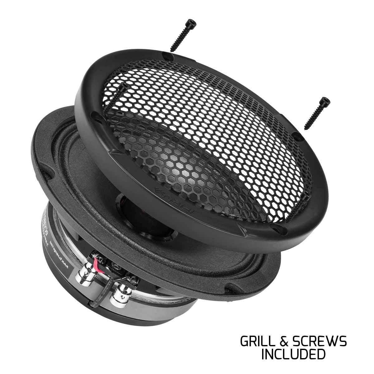 PRV AUDIO - 760 WATT 2-WAY FULL RANGE 6.5" PRO AUDIO COAXIAL (6CX380-4SLIM)