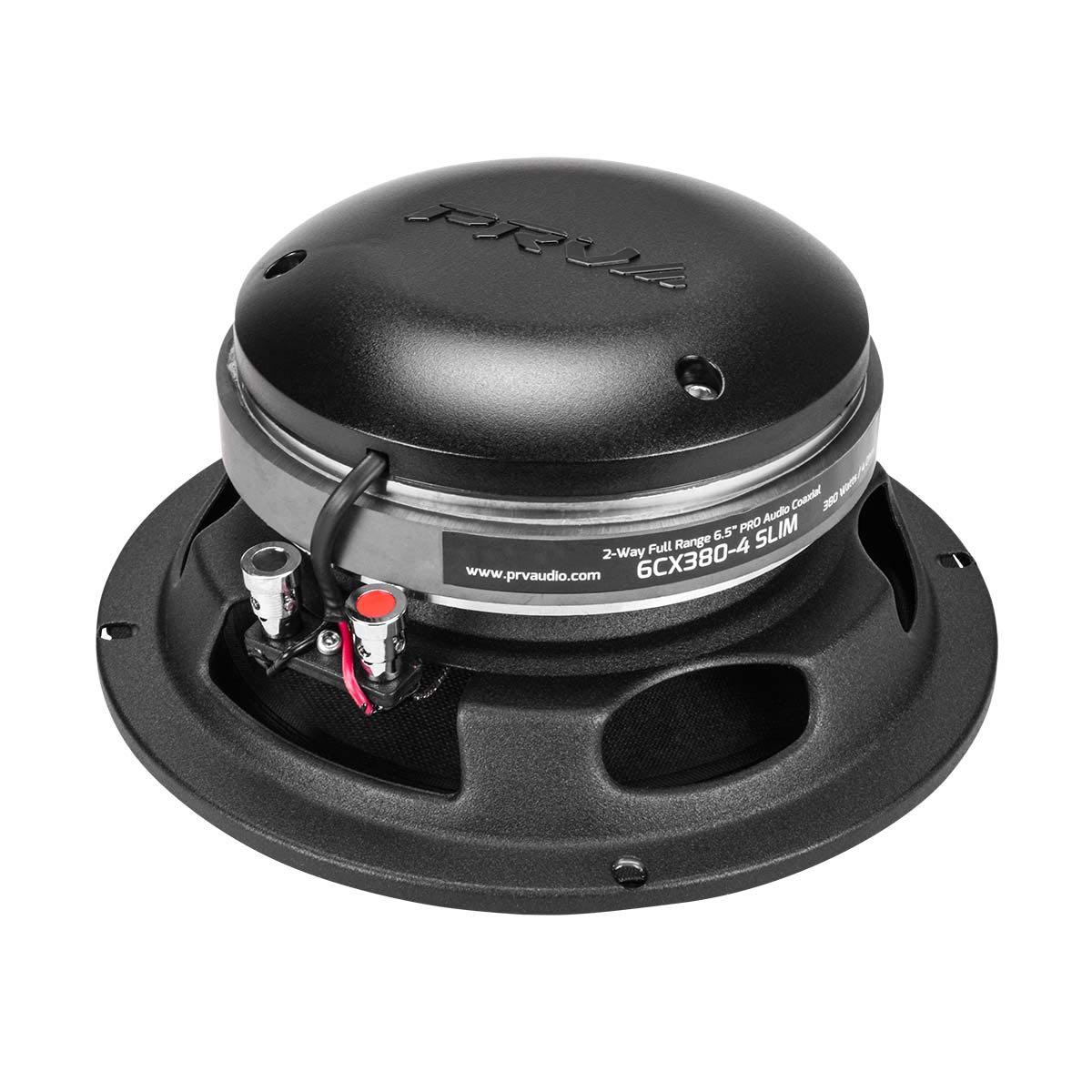 PRV AUDIO - 760 WATT 2-WAY FULL RANGE 6.5" PRO AUDIO COAXIAL (6CX380-4SLIM)