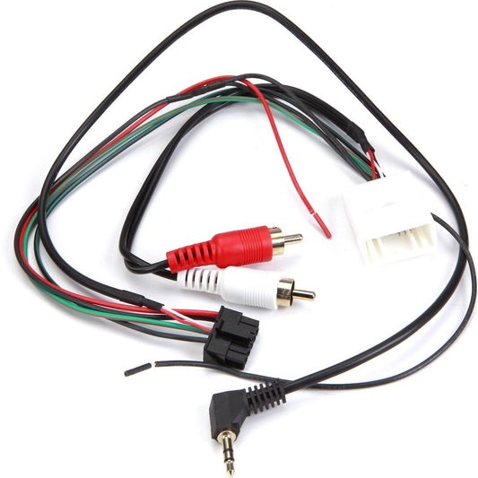 METRA TOYOTA 20 PIN CONNECTOR WITH P& P FOR ASWC & AUDIO AUX IN RCA'S (70-8114)