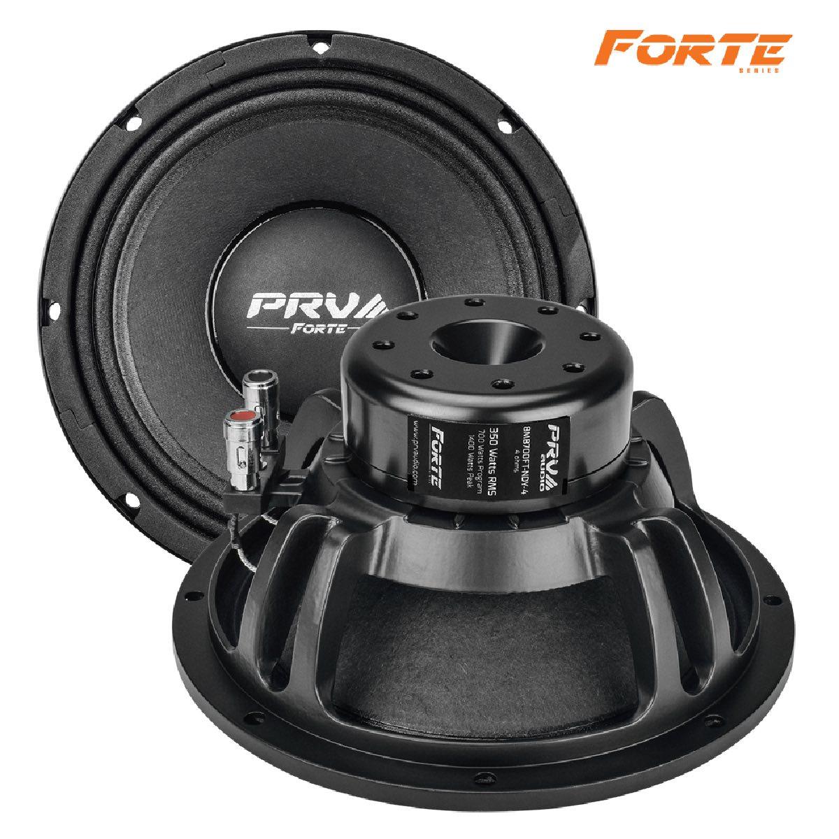 PRV AUDIO - 8" MID BASS - NEO - ALUMINUM BASKET - 2.5" VC - 700 WATTS- 4 OHMS (8MB700FT-NDY-4)