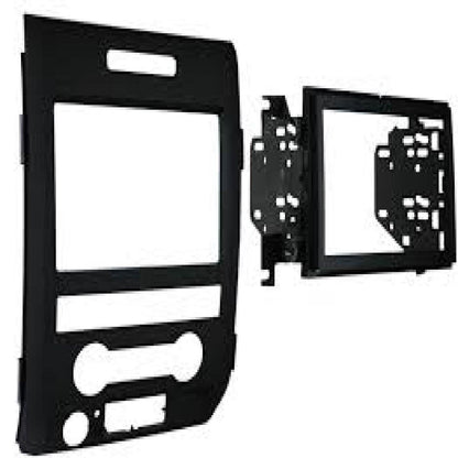 METRA FORD F-150 2009-UP DDIN FOR SINGLE VENT CLIMATE-SOFT BLACK FINISH (95-5820B)