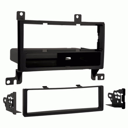 METRA 2007 SANTA FE / 1 DIN WITH POCKET KIT-BLACK (99-7325B)