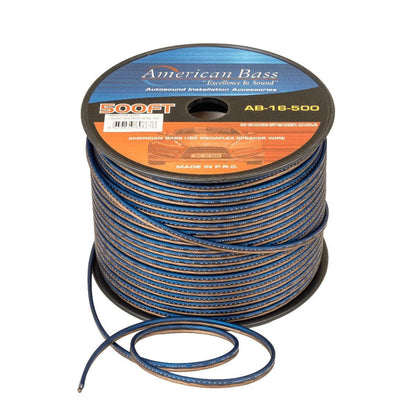 AMERICAN BASS 16 GAUGE 500' BLUE WIRE (AB102)