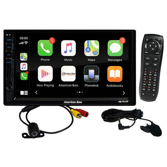 AMERICAN BASS 7" MECHLESS ANDROID AUTO & APPLE CARPLAY DOUBLE DIN (AB-7G-CP)