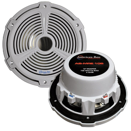 AMERICAN BASS 10" 750 WATT MARINE WOOFER (ABMRE10S)