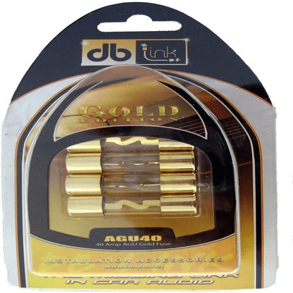 DB LINK AGU FUSES DISPLAY PACKAGED 40 AMP 5 PACK (AGU40)