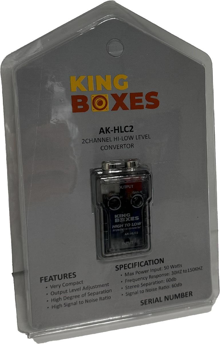 KING BOXES 2 CHANNEL HIGH/LOW CONVERTOR (AK-HLC2)