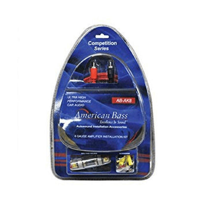 AMERICAN BASS 8 GAUGE AMP KIT (AK8AB)