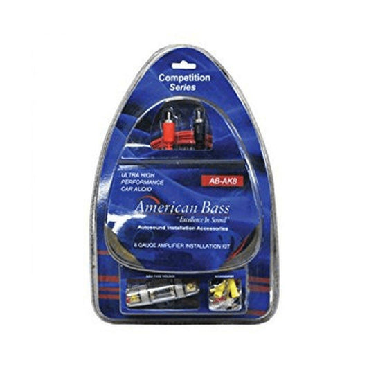 AMERICAN BASS 8 GAUGE AMP KIT (AK8AB)