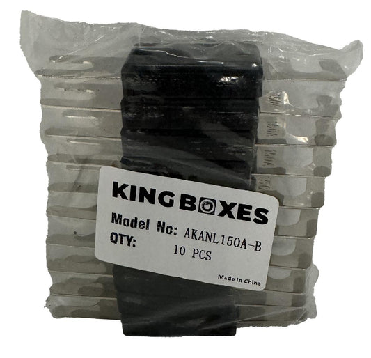 KING BOXES 150 AMP ANL FUSE PACK OF 10 (AKANL150A)