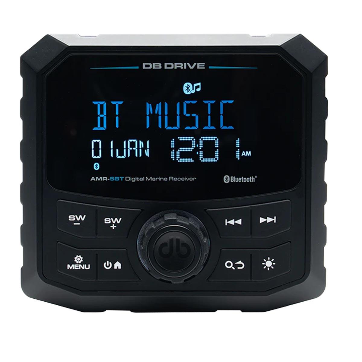 DB DRIVE 3.0" LCD DIGITAL MARINE BLUETOOTH RECEIVER (AMR-5BT)