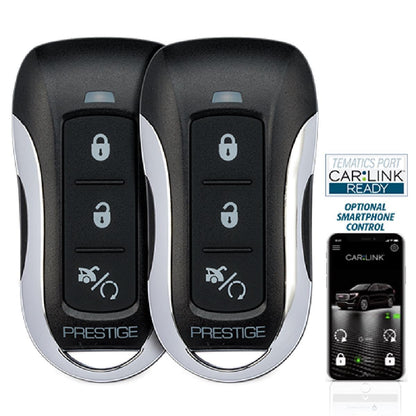 PRESTIGE 3 BUTTON REMOTE START WITH KEYLESS ENTRY - WEB PROGRAMMABLE - FLCART PORT (APS57TM)