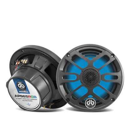 DB DRIVE 6.5" 250 WATT RGB LED MARINE LOUD SPEAKER (APS65RGB)