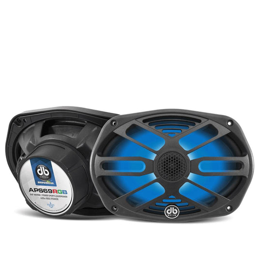 DB DRIVE 6X9" 400 WATT RGB LED MARINE LOUD SPEAKER (APS69RGB)