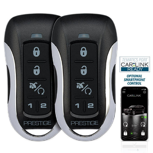 PRESTIGE DELUXE REMOTE START WITH KEYLESS ENTRY / SECURITY COMBO - LONG RANGE UP TO 1 MILE - WEB PROGRAMMABLE (APS787Z)