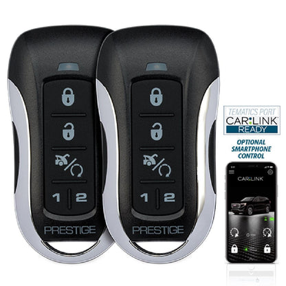 PRESTIGE DELUXE REMOTE START WITH KEYLESS ENTRY / SECURITY COMBO - LONG RANGE UP TO 1 MILE - WEB PROGRAMMABLE (APS787Z)