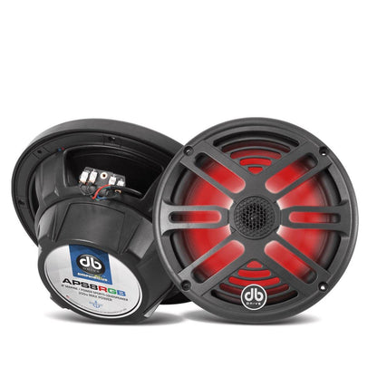DB DRIVE 8" 350 WATT RGB LED MARINE LOUD SPEAKER (APS8RGB)
