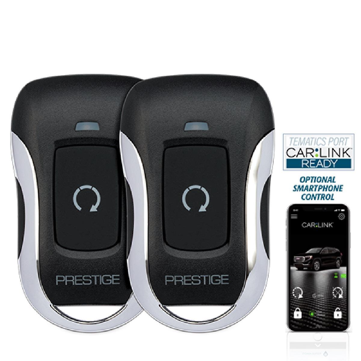 PRESTIGE 1 BUTTON LONG RANGE REMOTE START ONLY SYSTEM - WEB PROGRAMMABLE - INCLUDES FLCART PORT (APS901TM)