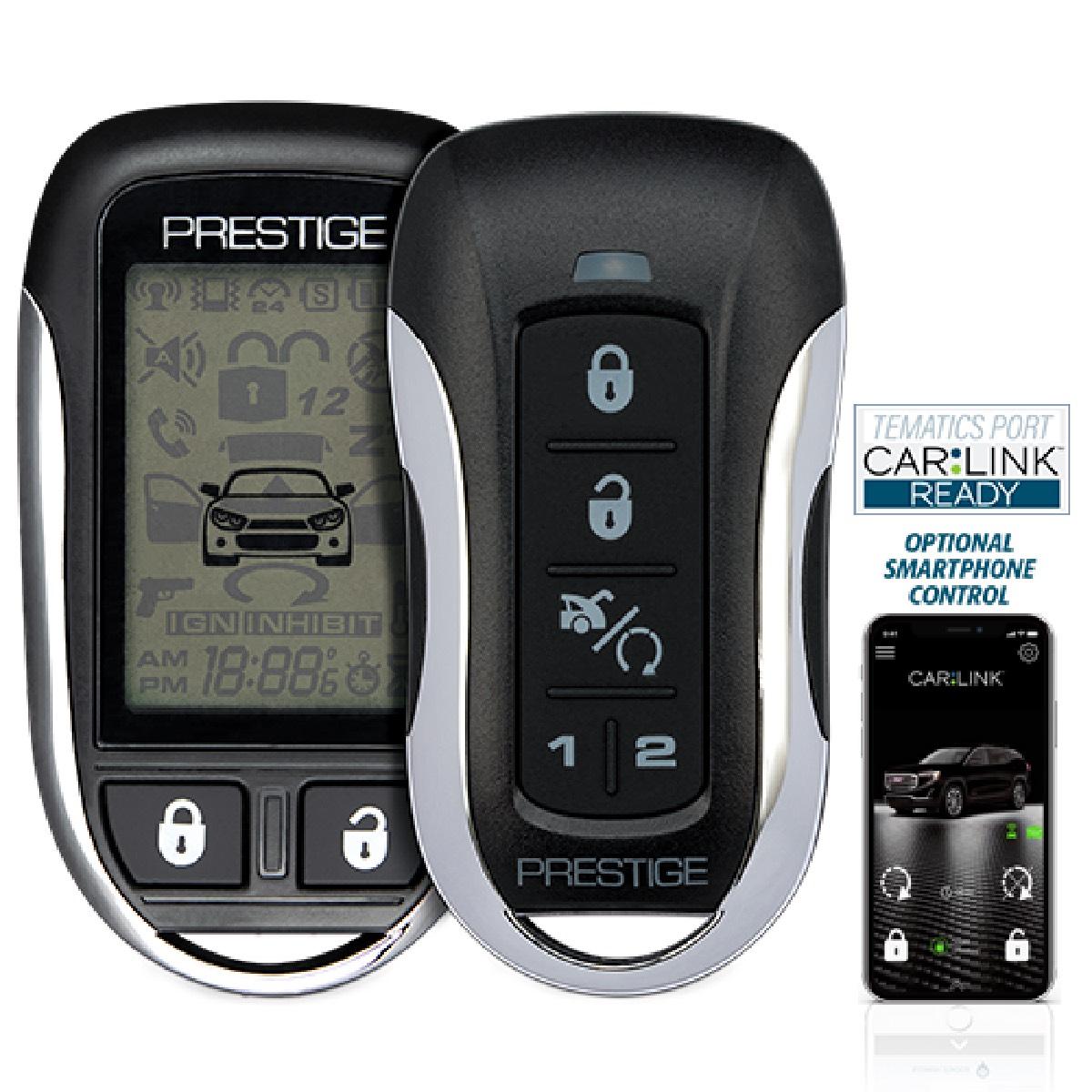 PRESTIGE TWO-WAY REMOTE START WITH KEYLESS ENTRY / SECURITY COMBO - LONG RANGE UP TO 1 MILE - WEB PROGRAMMABLE (APS997Z)