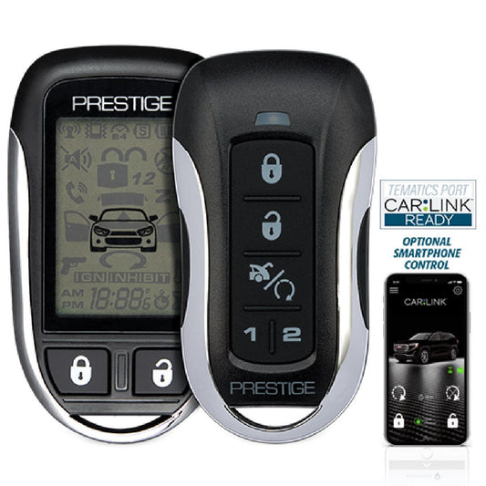 PRESTIGE TWO-WAY REMOTE START WITH KEYLESS ENTRY / SECURITY COMBO - LONG RANGE UP TO 1 MILE - WEB PROGRAMMABLE (APS997Z)