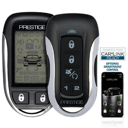 PRESTIGE TWO-WAY REMOTE START WITH KEYLESS ENTRY / SECURITY COMBO - LONG RANGE UP TO 1 MILE - WEB PROGRAMMABLE (APS997Z)