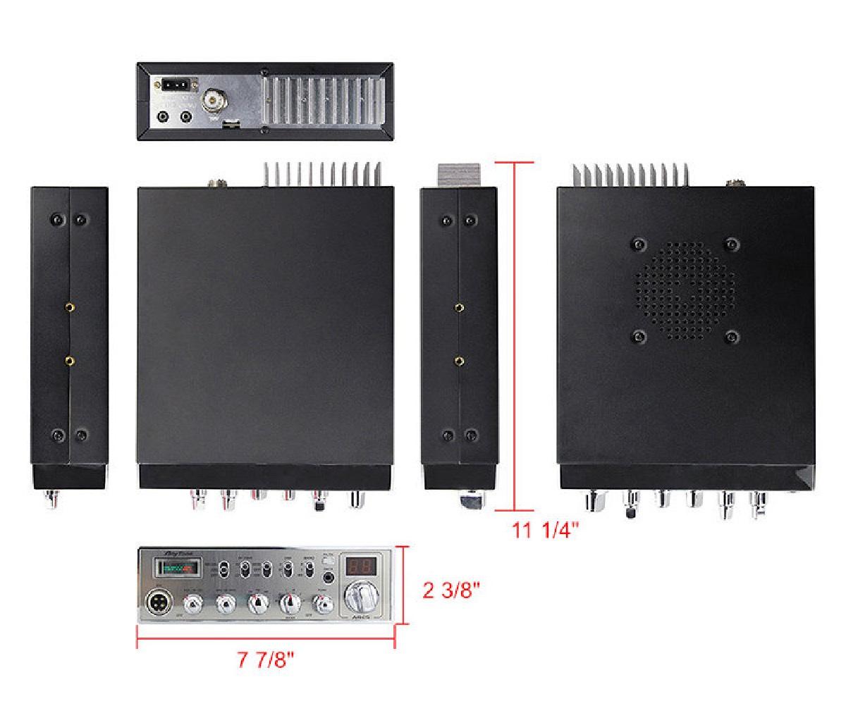 ANYTONE 10 METER RADIO WITH AM/FM/SSB/WEATHER 10 METER RADIO FACTORY REPAIR WARRANTY ONLY (ARESII)