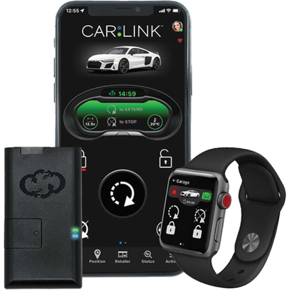 PRESTIGE CARLINK CELLULAR SMARTPHONE CONTROL WITH ADVANCED FEATURES. INCLUDES 1ST YEAR OF PREMIUM SERVICE (ASCL7)