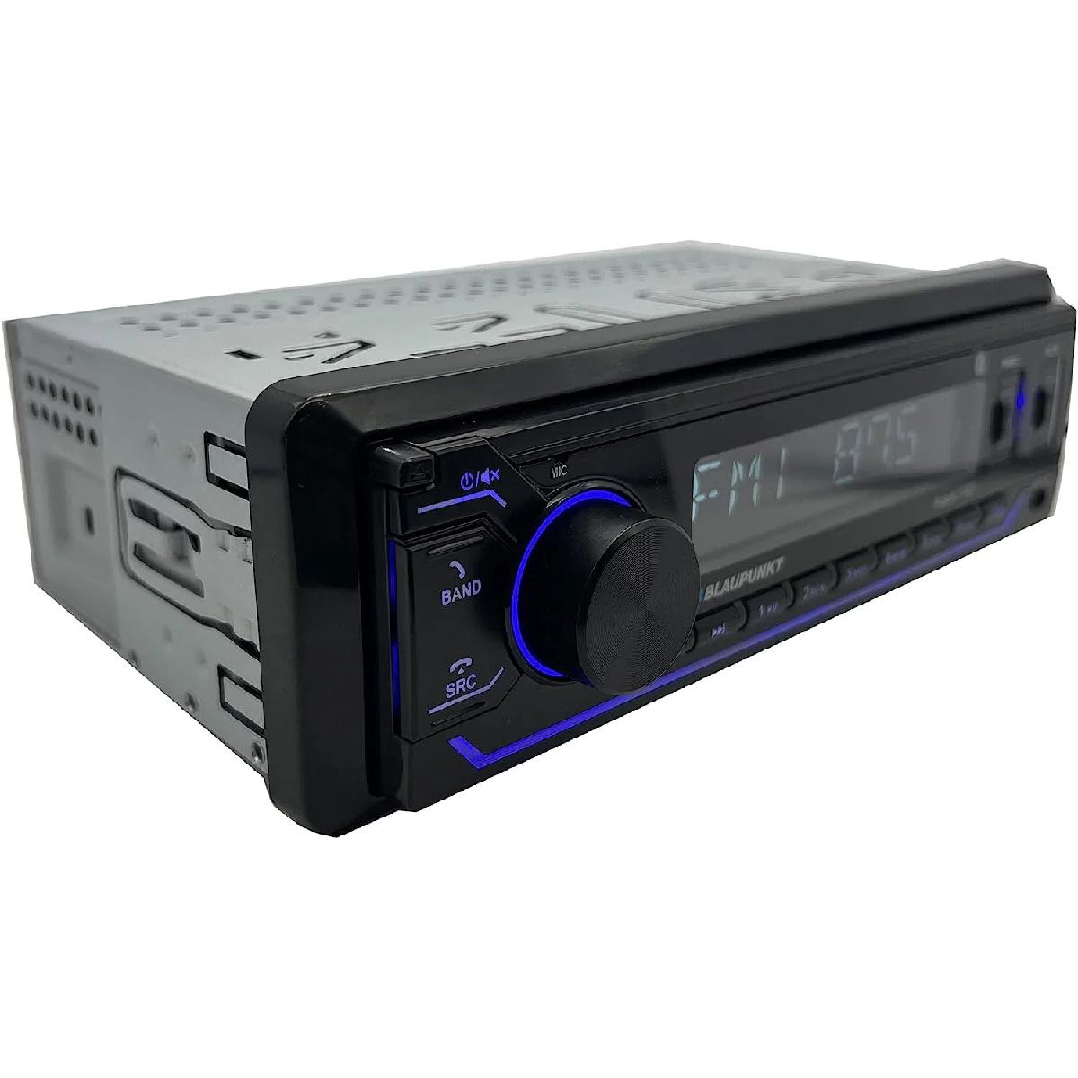 BLAUPUNKT SINGLE DIN DETACHABLE FACE MECHLESS AM/FM W/BT & DUAL USB 1 RCA (ASPEN140)