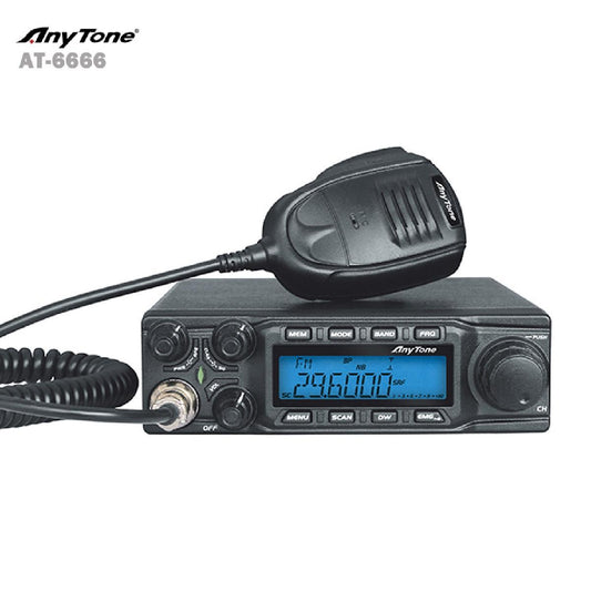 ANYTONE 10 METER RADIO WITH AM/FM/SSB 60 WATTS (AT-6666)