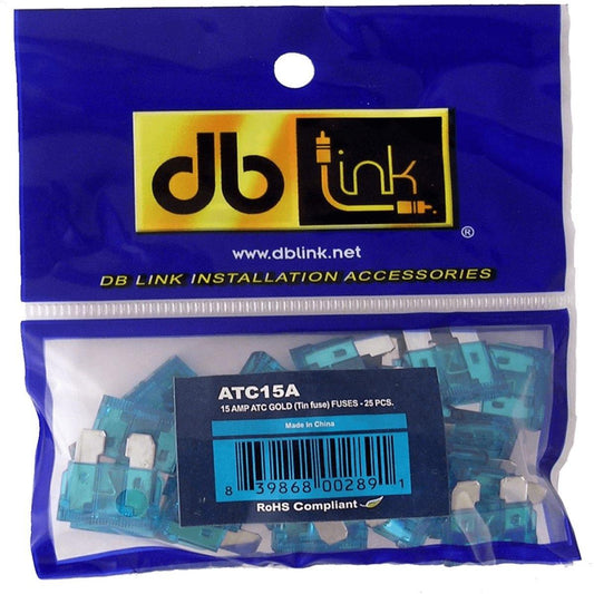 DB LINK 15 AMP ATC FUSE 25 PACK (ATC15ABULK)