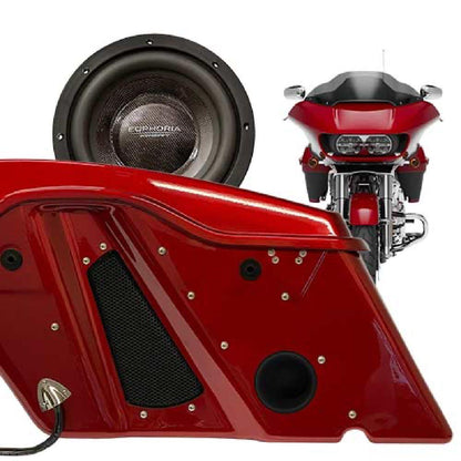 AMERICAN HARD BAG PORTED LEFT SIDE 10" SUBWOOFER MOUNTING KIT FOR SADDLEBAGS 2014 THROUGH CURRENT YEAR (BA10P-L)
