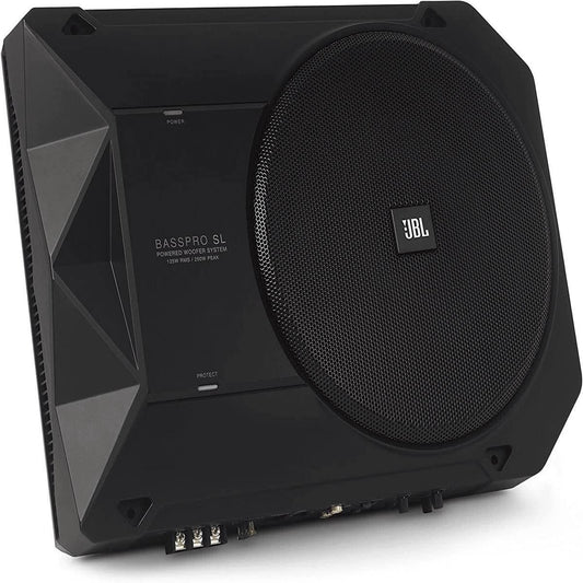 JBL COMPACT POWERED 250 WATT 8" UNDER SEAT SUBWOOFER (BASSPROSL2)