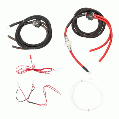 SADDLE TRAMP HARLEY FRONT FAIRING DUAL AMPLIFIER 4 GAUGE AMP KIT (BC-9704)