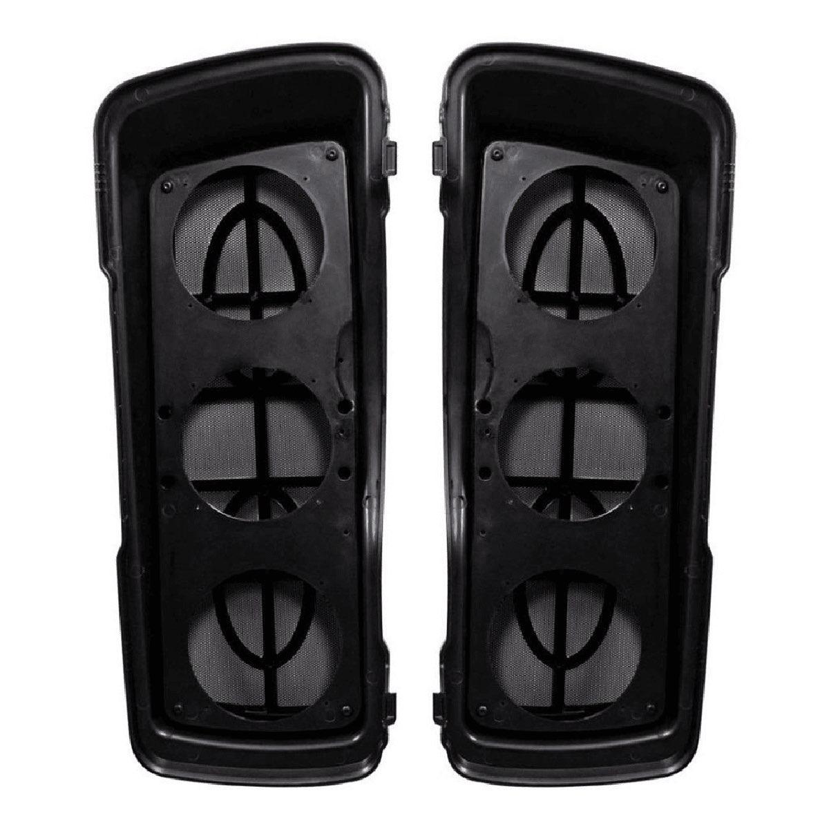 SADDLE TRAMP HARLEY DAVIDSON TRIPLE 5.25" SADDLEBAG LIDS (BCHD3651)