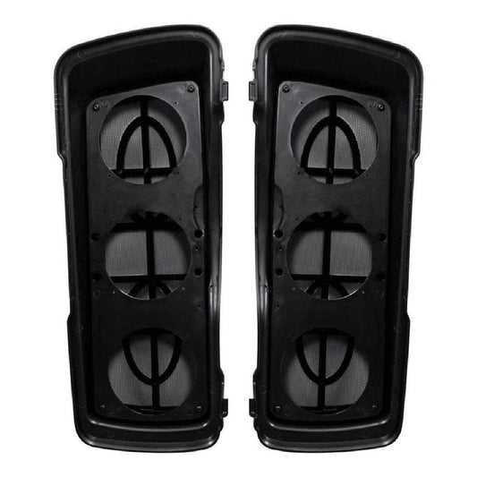 SADDLE TRAMP HARLEY DAVIDSON TRIPLE 5.25" SADDLEBAG LIDS (BCHD3651)