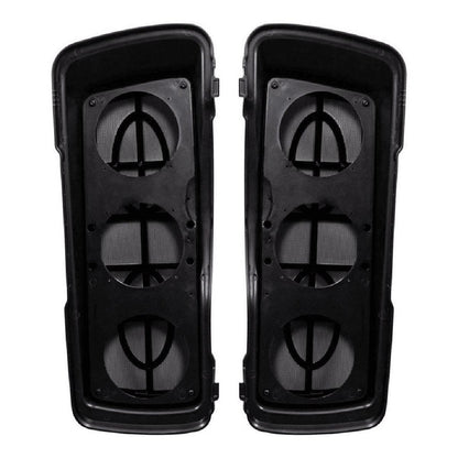 SADDLE TRAMP HARLEY DAVIDSON TRIPLE 5.25" SADDLEBAG LIDS (BCHD3651)