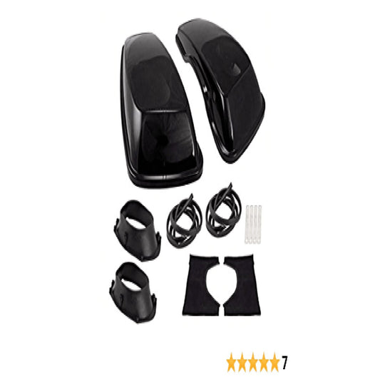 SADDLE TRAMP SADDLE BAG COVERS W/ 6 X 9 SPEAKER ADAPTORS HARLEY 14-UP (BCHD69PR-14U)