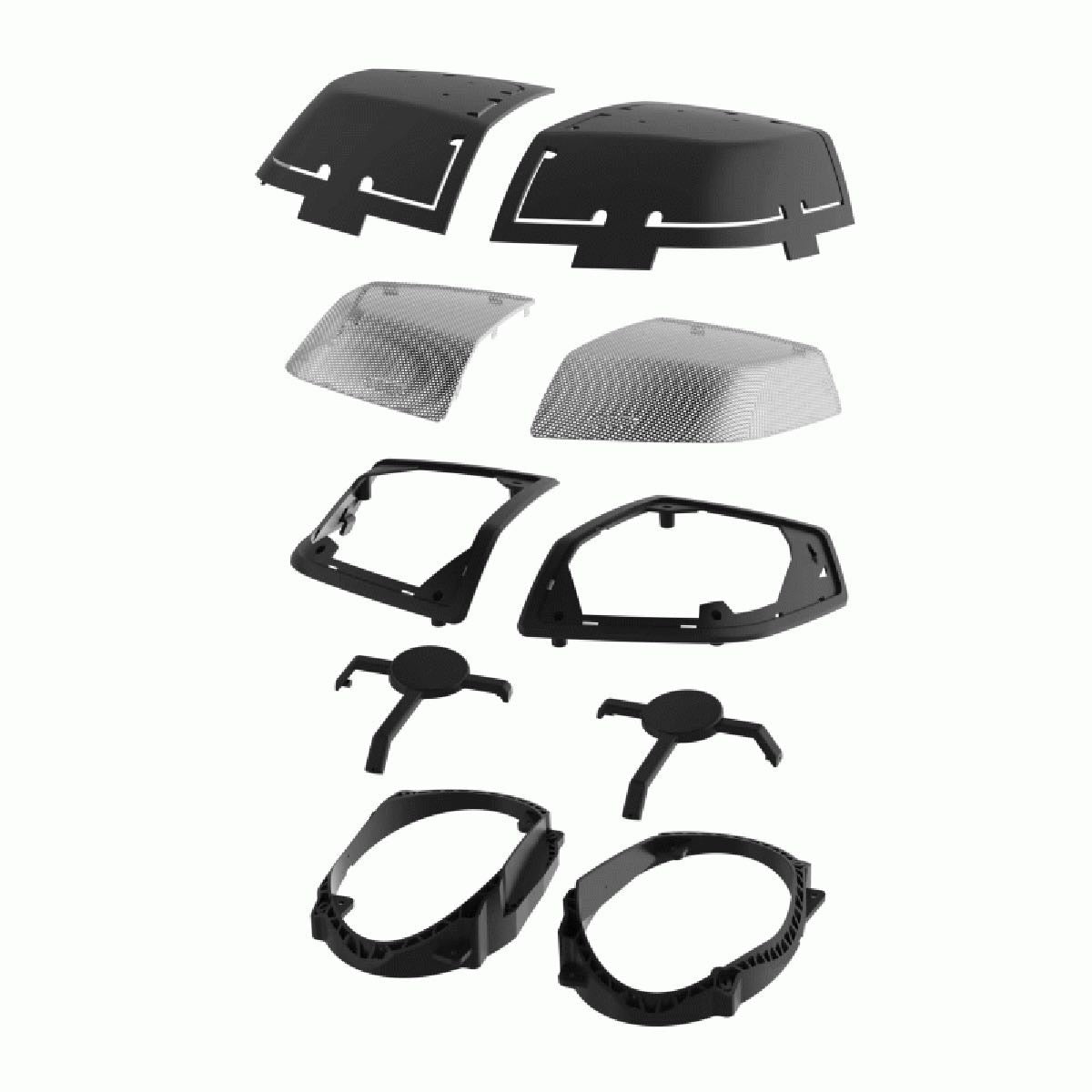 SADDLE TRAMP HARLEY DAVIDSON 6X9 CUT-IN SADDLE BAG KIT (BC-HDC69-2)