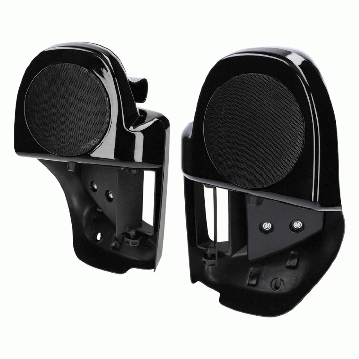 SADDLE TRAMP HARLEY LOWER VENTED FAIRINGS WITH SPEAKER HOUSING (BC-HDLFSP2)