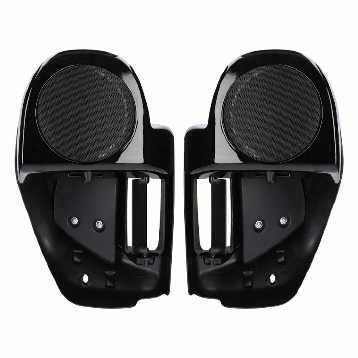 SADDLE TRAMP HARLEY LOWER VENTED FAIRINGS WITH SPEAKER HOUSING (BC-HDLFSP2)