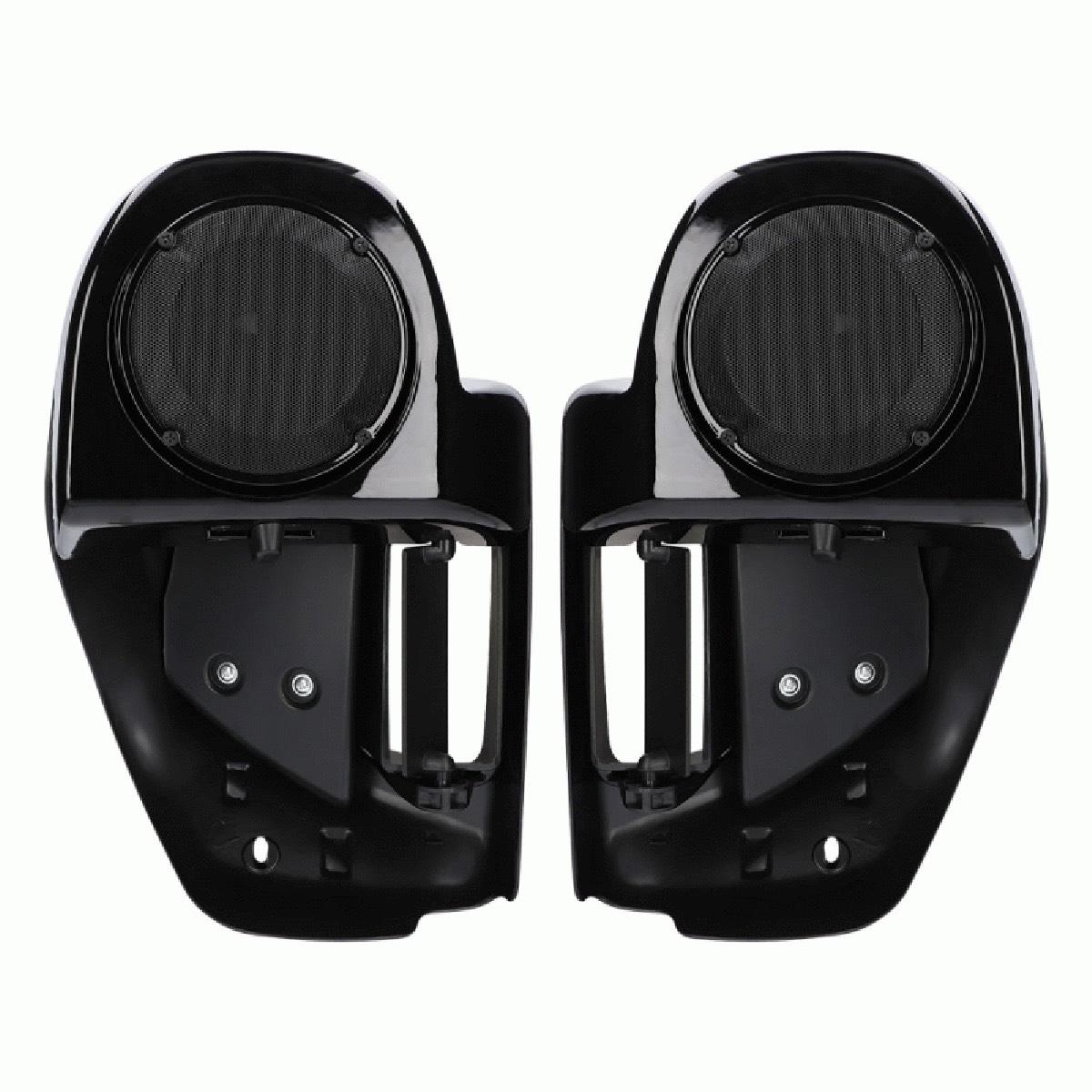 SADDLE TRAMP HARLEY LOWER VENTED FAIRINGS WITH SPEAKER HOUSING (BC-HDLFSP2)