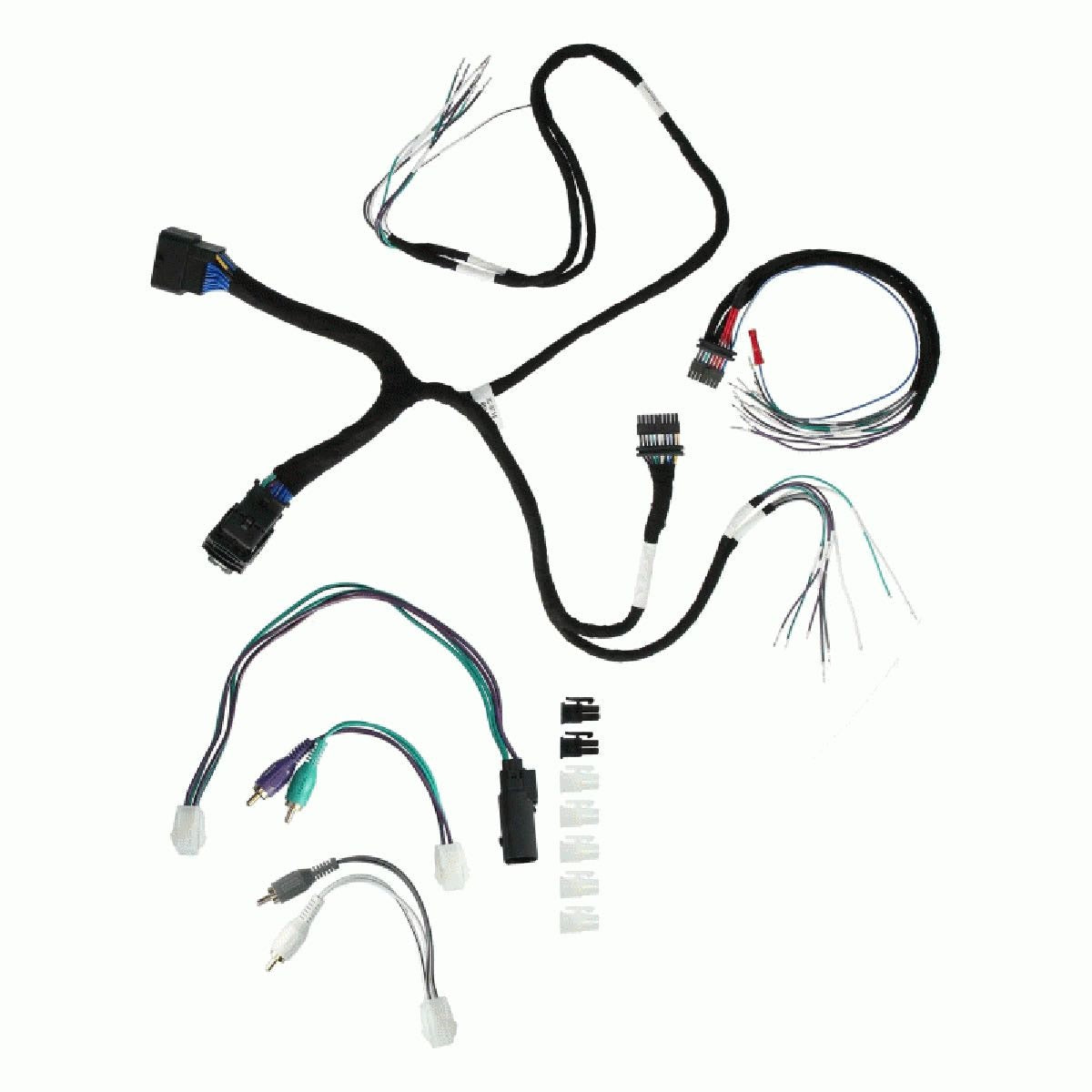 SADDLE TRAMP HARLEY FACTORY RADIO T-HARNESS ADD-AN-AMP AMPLIFIER SIGNAL 14+ (BC-9715)